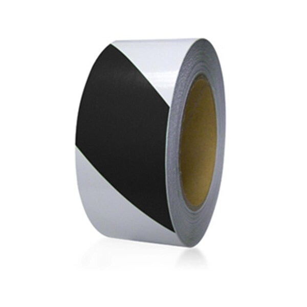 Diy Industries Floormark - Black And White Stripe 2 In. X 100 Ft. - 25-600-2100-663