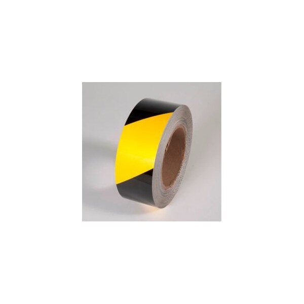 Top Tape And Label Tuff Mark Tape, Yellow/Black, 3"W x 100'L Roll, TM1203YB - TM1203YB