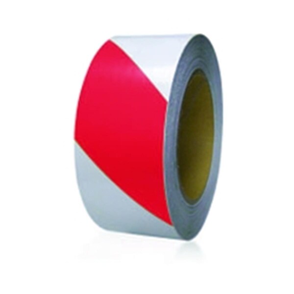 Diy Industries Floormark - Red And White Stripe 2 In. X 100 Ft. - 25-600-2100-652