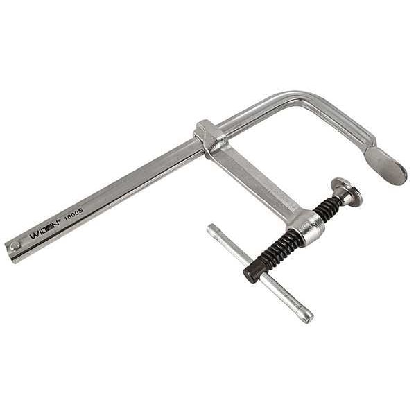 Wilton 12 in Bar Clamp, Steel Handle and 5 1/2 in Throat Depth - 1800S-12