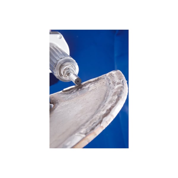 Pferd Carbide Bur - Cylind. (Plain End), INOX Cut - 3/8" x 3/4" x 1/4" Shank - SA-3 - 24067