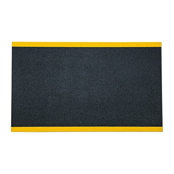 Pig Traction Mat Black, 3 ft W x 5 ft L, 3/16 in Thick - FLM5001-BWY