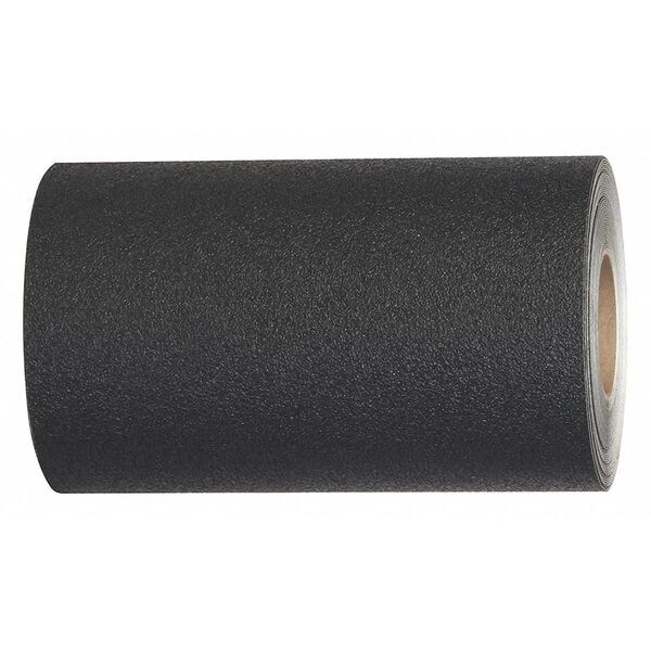 Jessup Safety Track Anti Slip Heavy Duty Resilient Roll Vinyl, Adhesive: Acrylic Black, 12" W x 60 ft. L, 0.045" Thick - 3610-12