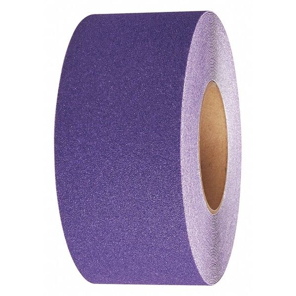 Jessup Safety Track Anti Slip Grit Tape Roll Aluminum Oxide, Adhesive: Acrylic Purple, 3" W x 60 ft. L, 0.035" Thick - 3398-3