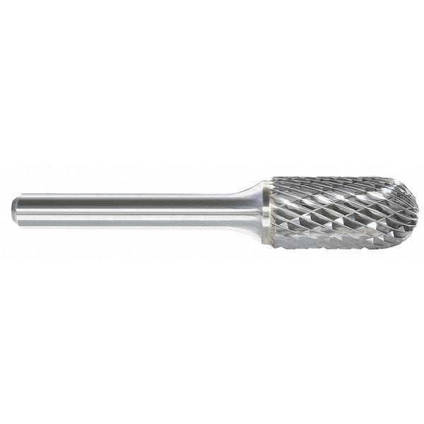 Zoro Select Carbide Bur, Radius End, 3/32, 3/32 Shank - 310-002060