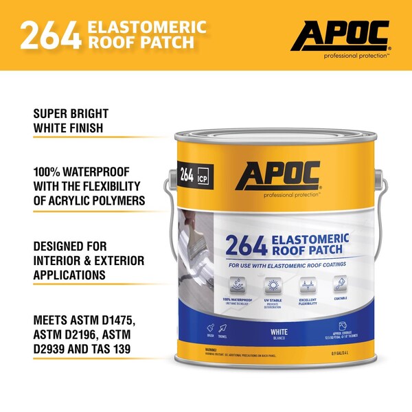 Black Jack Gloss White Elastomeric Roof Sealant 1 gal - 5227-1-20