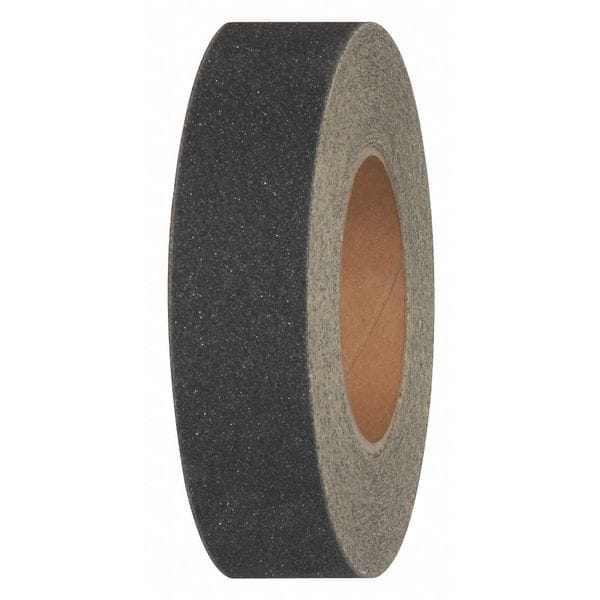 Jessup Safety Track Commercial Grade Anti Slip Grit Roll Silicon Carbide, Adhesive: Rubber Black, 1-1/2" W x 60 ft. L - 3100-1.5