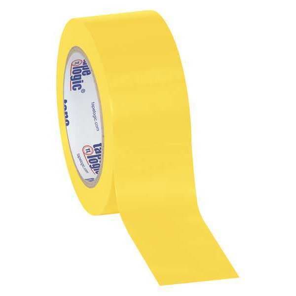 Partners Brand Caution/Physical Hazard Tape Vinyl Yellow, 2" W x 36 yd. L, 6 mil Thick - T9236Y