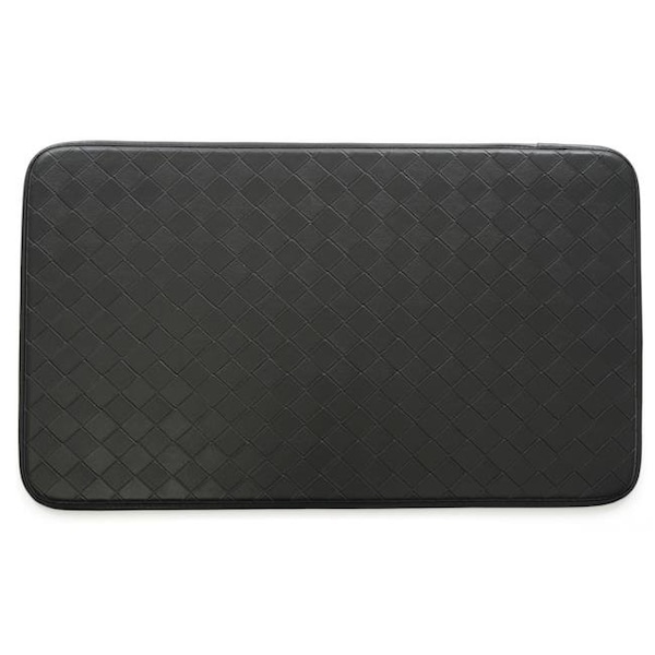 Stephan Roberts Home Stephan Roberts Home 2.5F-CAF11-04 18 x 30 in. Faux Leather Kitchen Anti-Fatigue Mat - Diamond Black - 2.5F-CAF11-04