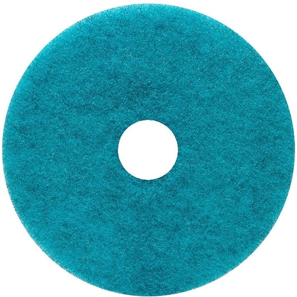 Green Arrow Equipment 17 in. Burnish Floor Pad, Aqua, 5PK - GR3759254