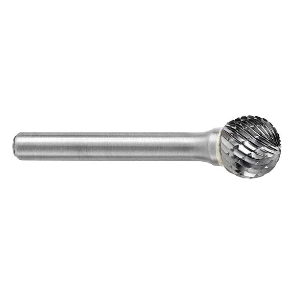 Sgspro Carbide Bur, Ball, 1/8in, Shank 1/8in - 12803