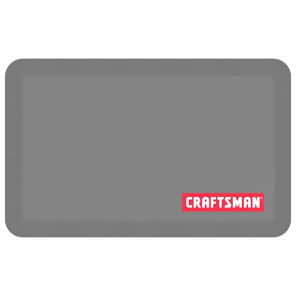 Craftsman Antifatigue Mat, 32 in L x 20 in W, 0.75 in Thickness, Grey - CMXAFLG20323921
