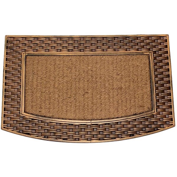 Rockport Premium Rockport Premium 22 in. W X 34 in. L Beige/Brown Coir/Rubber Door Mat - PRIN2234-01
