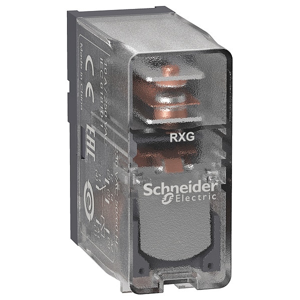 Relevador Schneider Electric, 230V CA de Bobina, Forma de T, 5 Pines, SPDT - RXG15P7