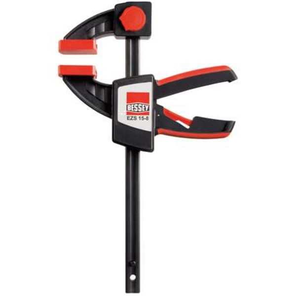 Bessey 12" Bar Clamp, Plastic Handle and 3 1/2 in Throat Depth - EZS30-8