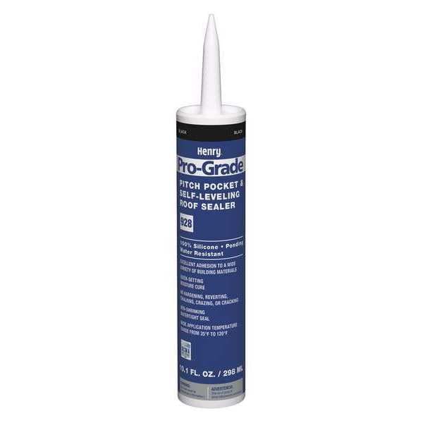 Henry Roofing Sealant, 10.1 oz, Cartridge, Black - PG928004