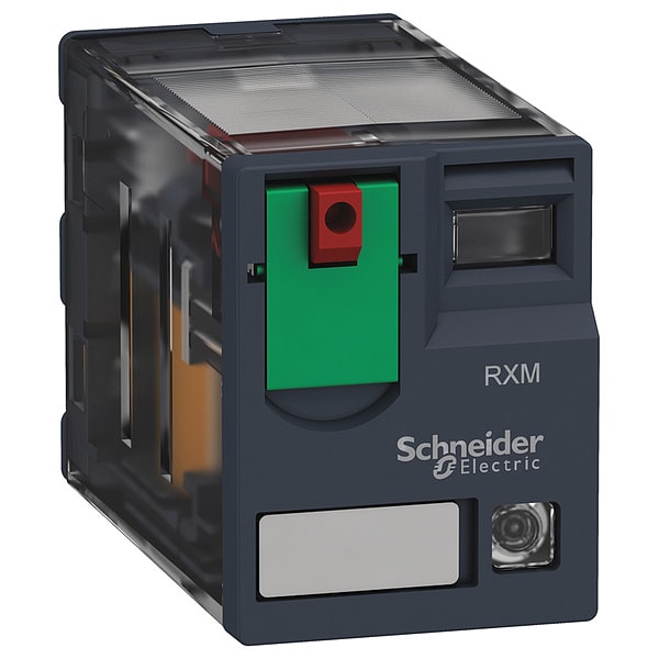 Relevador Schneider Electric, 48V AC Coil Volts, Cuadrado, 8 Pines, DPDT - RXM2AB2E7