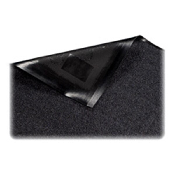 Dwellingdesigns Indoor Mat- Nylon Carpet- Rubber Back- 3ft.x5ft.- Black - DW509906