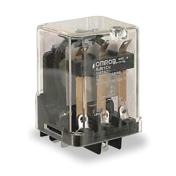 Relé de propósito general Omron, 24V CA, cuadrado, 5 pines, SPDT - MJN1C-N-AC24