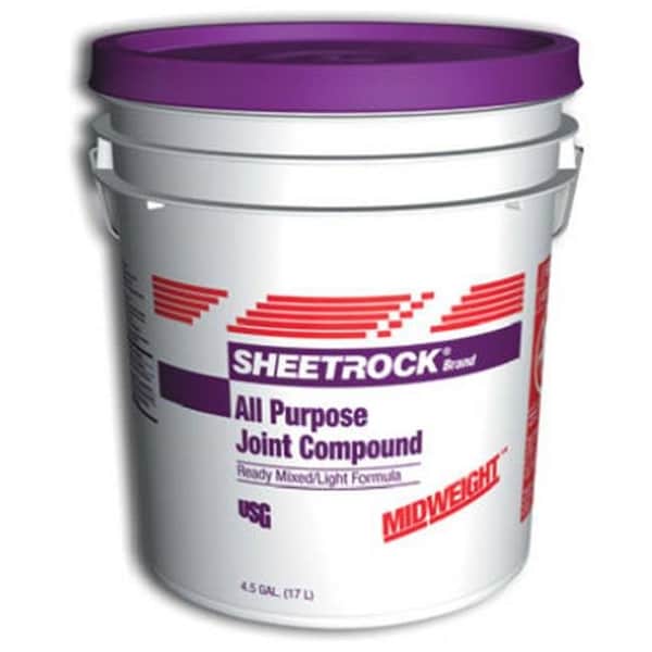 Usg US Gypsum 380417 4.5 Gallon Pail Sheetrock All Purpose Mid Weight Joint Compound - 752843
