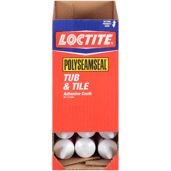 Loctite Loctite Polyseamseal Clear Acrylic Latex Tub and Tile Adhesive Caulk 5.5 oz - 2138419