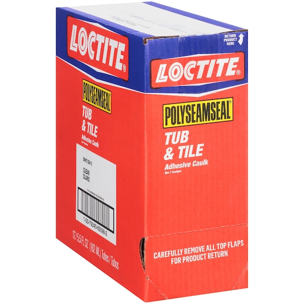 Loctite Loctite Polyseamseal Clear Acrylic Latex Tub and Tile Adhesive Caulk 5.5 oz - 2138419