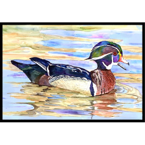 Carolines Treasures 18 x 27 In. Wood Duck Indoor or Outdoor Mat - 8831MAT
