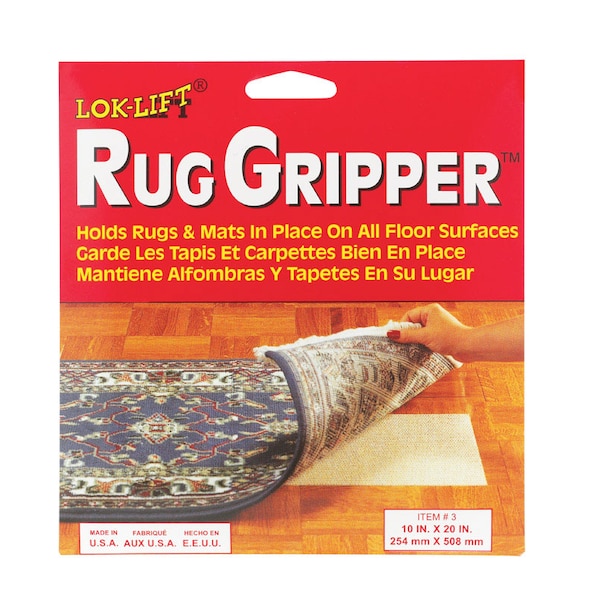 Lok-Lift Lok-Lift 10 in. W X 20 in. L Reversible Scrim Indoor Rug Gripper - #3