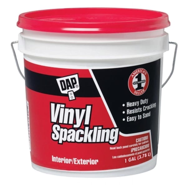 Dap 1 Gallon White All Purpose Vinyl Spackle Interior-Exterior 12133 - DA309720