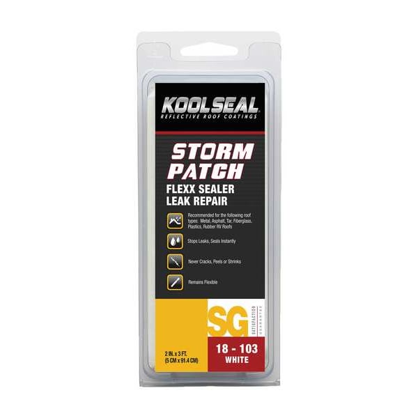 Kool Seal Leak Repair Strip, 2 in x 3 ft, Roll, Gray, Storm Patch - KS0018103-99