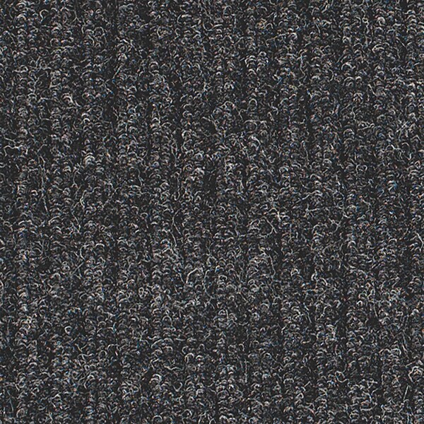 Genuine Joe Dual-Rib Indoor Wiper Mats, Charcoal (or Charcoal Gray), 36" W x 60" L - GJO55351