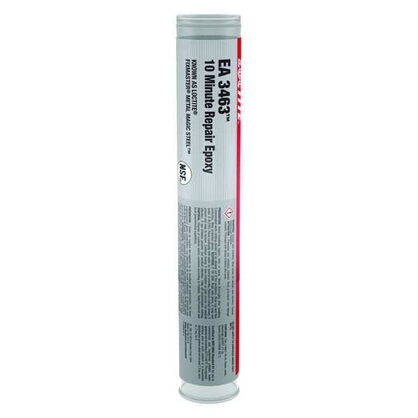 Loctite Putty, Metal Repair, 4 oz Stick, EA 3463, 10 Minute Repair Epoxy - 209681