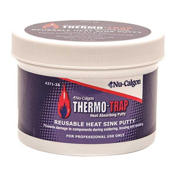 Nu-Calgon Heat Conducting Compound, 12 oz Container Size, Tube, Thermo-Trap - 4371-38