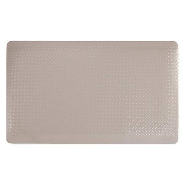 Apache Mills Antifatigue Mat, 5 ft. L x 3 ft. W, 15/16" Thickness, Gray - 3956507003X5
