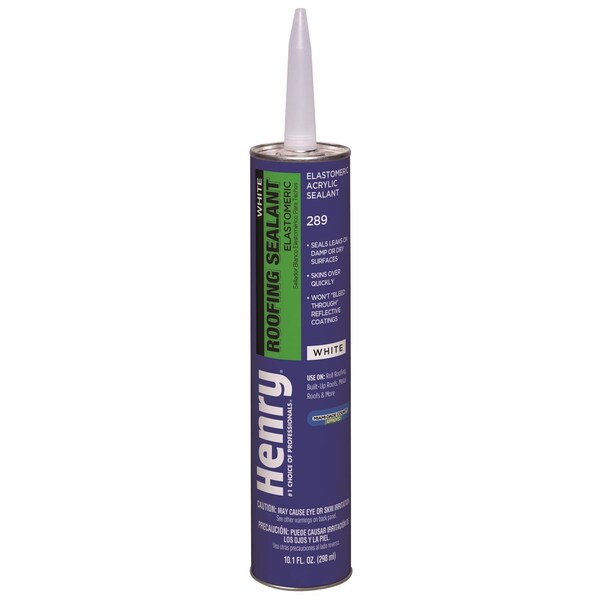 Henry White Acrylic Roof Sealant 10.1 oz - HE289004
