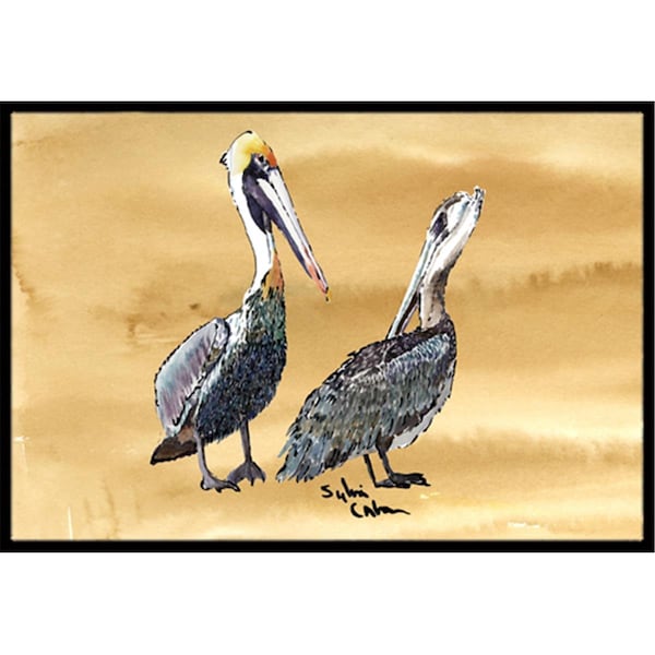 Carolines Treasures 36 x 24 in. Pelican Indoor Or Outdoor Doormat - 8408-JMAT
