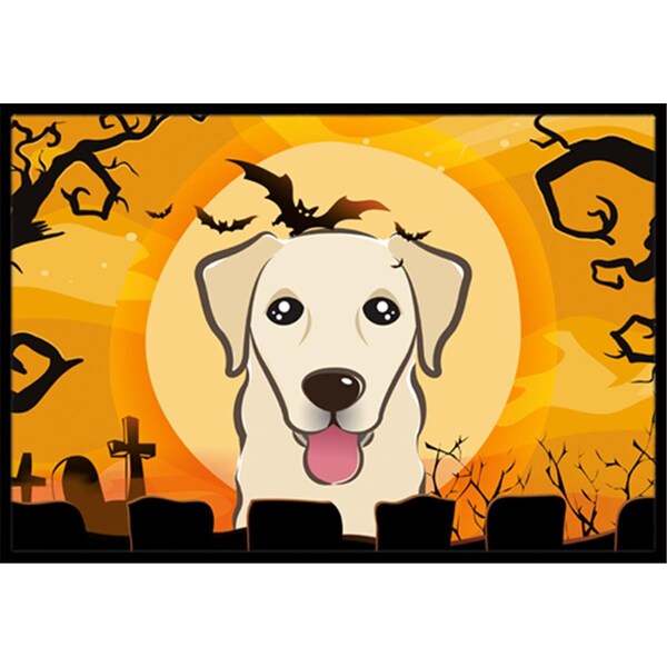 Carolines Treasures Halloween Golden Retriever Indoor and Outdoor Mat- 18 x 27 in. - BB1810MAT