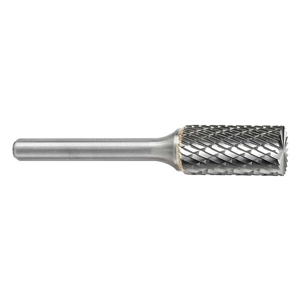 Sgspro Carbide Bur, Cyl End, 1/4in, Length Cut 1in - 10878