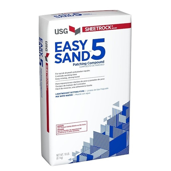 Usg USG Easy End 384150-060 Joint Compound, Powder, 18 lb Bag - 384150-060