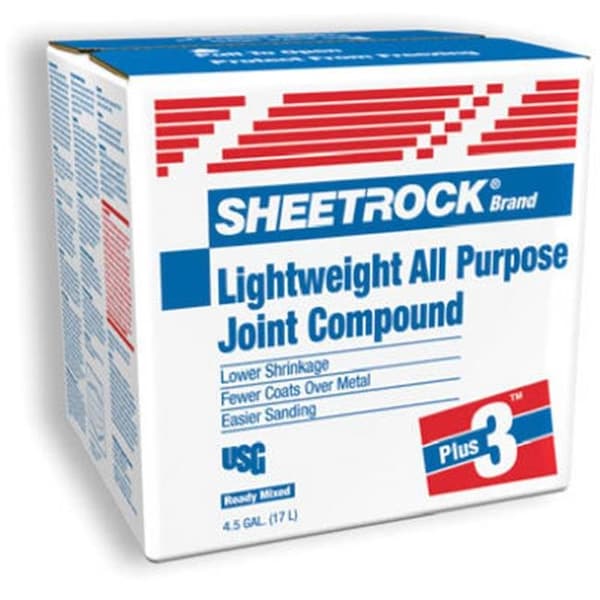 Usg US Gypsum 380285 4.5 Gallon Plus 3 Lightweight Ready Mix Wallboard Joint Compound - 747824