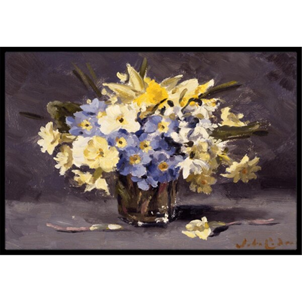Carolines Treasures Spring Bouquet by John Codner Indoor or Outdoor Mat- 24 x 36 - CJC0039JMAT