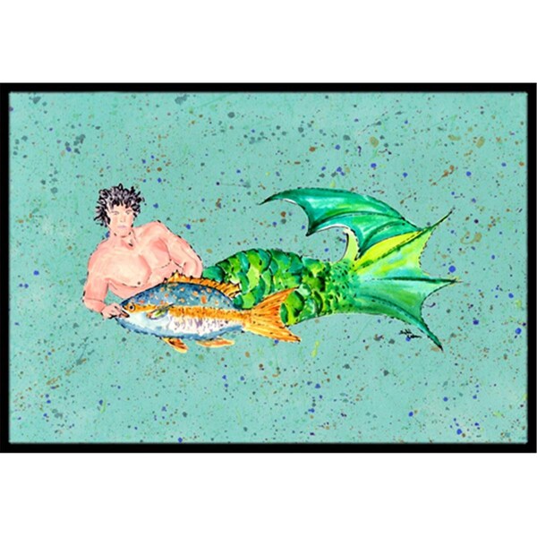 Carolines Treasures 36 x 24 in. Merman Indoor Or Outdoor Doormat - 8345-JMAT