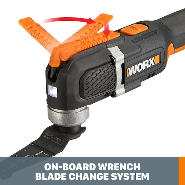 Worx 20V Power Share Sonicrafter Cordless Oscillating Multi-Tool, Tool Only - WX696L.9