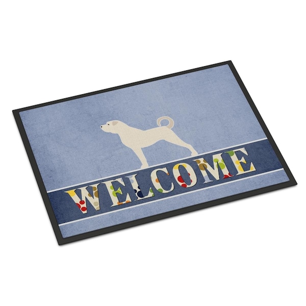 Carolines Treasures 24 x 36 in. Anatolian Shepherd Welcome Indoor or Outdoor Mat - BB5581JMAT