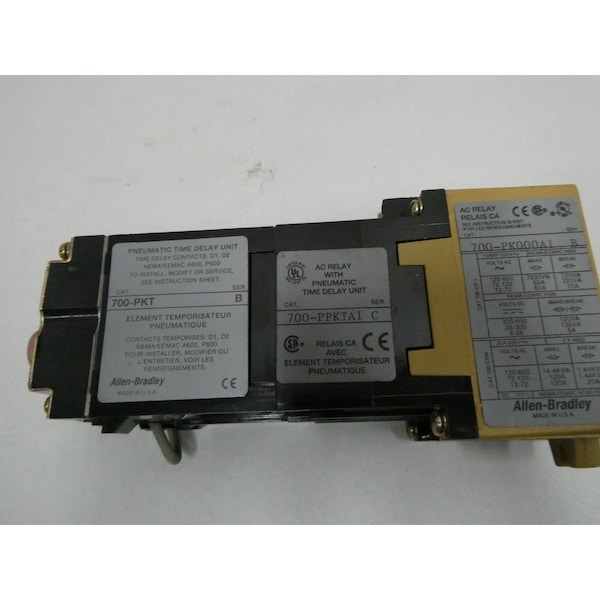 Relevador de tiempo Allen Bradley 115-120V-CA - Relé retardado - 700-PPKTA1