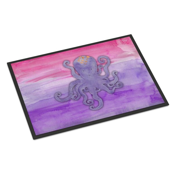 Carolines Treasures 24 x 36 in. Octopus Watercolor Indoor or Outdoor Mat - BB7424JMAT