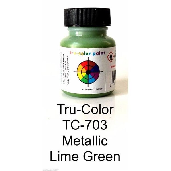 Tru-Color Paint Tru-Color Paint TCP703 Metallic Lime Green Paint - TCP703
