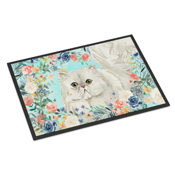 Carolines Treasures 24 x 36 in. Persian Spring Flowers Indoor or Outdoor Mat - CK3394JMAT