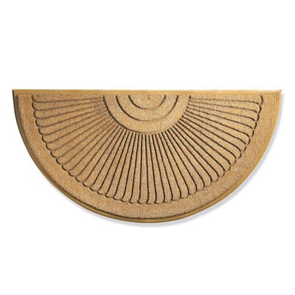 Made4Mansions Sunburst Coir Door Mat, Beige, 30 x 48 in. - MA2607827