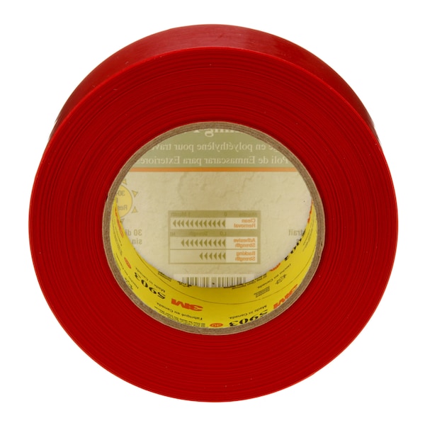 3M Painter's Tape, 1 7/8 in W x 59 yd L, 7.5 mil Thick, Red, Rubber Adhesive - 5903